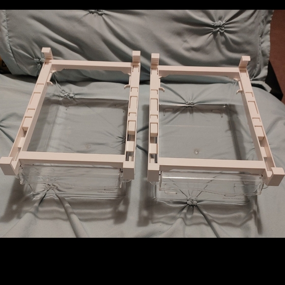 2 Tier Can Dispenser & 2-pack Sliding Fridge Drawers - Picture 6 of 10